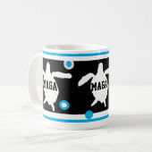 NEW MAGA Sea Turtles Kaffeetasse (Vorderseite Links)