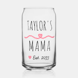 New Mama with Custom Name, Title & Est. Year Dosenglas