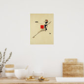 New Man by El Lissitzky Abstrakt Poster (Küche)