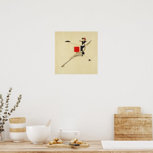 New Man by El Lissitzky Abstrakt Poster (Küche)