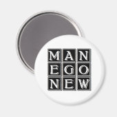 New Man Now Magnet (Vorderseite/Rückseite)