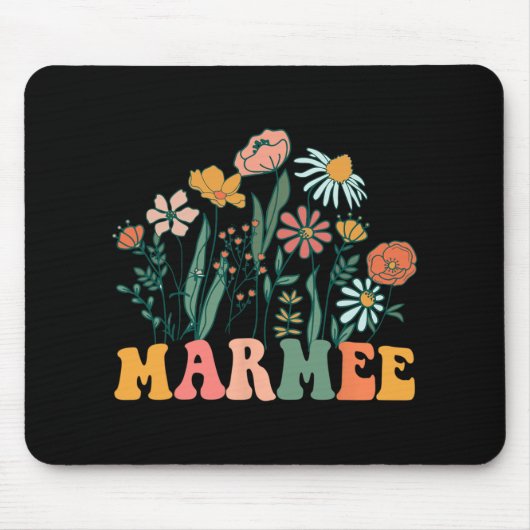 New Marmee Wildflower First Birthday &amp; Baby Sh Mousepad (Vorne)