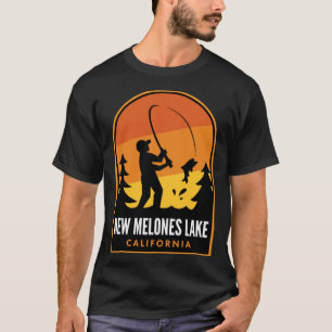 New Melones Lake Kalifornien Angeln T-Shirt