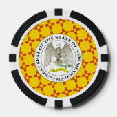 New Mexican Flagge & Siegel, New Mexico Pokerchips (Vorderseite)