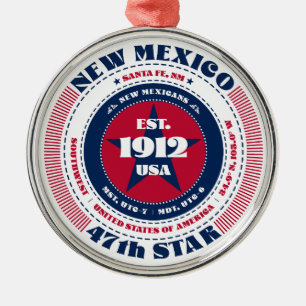 New Mexico 47. State Weihnachtsschmuck