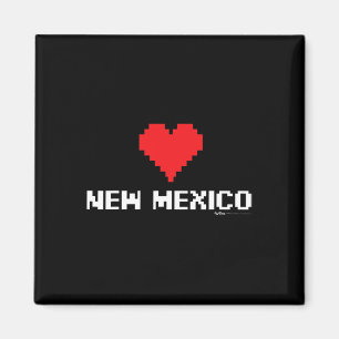 New Mexico 8-Bit-Gamer-Staat Magnet