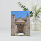 New Mexico Adobe Church Postkarte (Stehend Vorderseite)