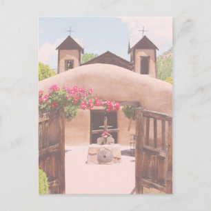 New Mexico Adobe Church Postkarte
