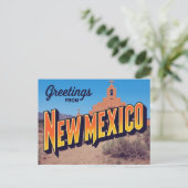 New Mexico Adobe Mission Postkarte (Stehend Vorderseite)