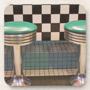 New Mexico, Albuquerque. Der 66 Diner entlang Getränkeuntersetzer