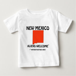 New Mexico - Aliens Willkommen Baby T-shirt