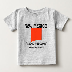 New Mexico - Aliens Willkommen Baby T-shirt