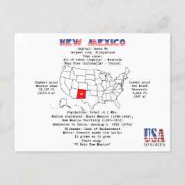 New Mexico American Staat auf der Karte und nützli