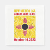 New Mexico Annular Eclipse Napkin Serviette (Vorderseite)