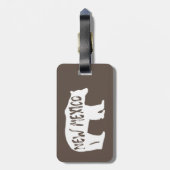 New Mexico Bear Gepäckanhänger (Rückseite vertikal)