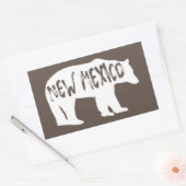New Mexico Bear Rechteckiger Aufkleber (Umschlag)