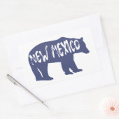 New Mexico Bear Rechteckiger Aufkleber (Umschlag)