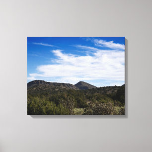 New Mexico Berglandschaft Farbe 16x20 Leinwanddruck