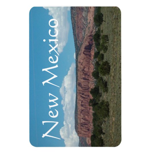 New Mexico Berglandschaft Magnet (Vertikal)