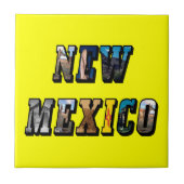 New Mexico Bildtext Fliese (Vorderseite)