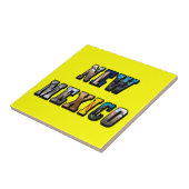 New Mexico Bildtext Fliese (Seite)