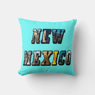 New Mexico Bildtext Kissen