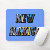 New Mexico Bildtext Mousepad (Mit Mouse)