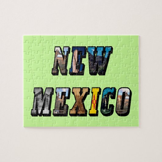 New Mexico Bildtext Puzzle (Horizontal)