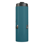 New Mexico Bildtext Thermosbecher (Vorderseite)