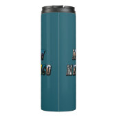 New Mexico Bildtext Thermosbecher (Rückseite)
