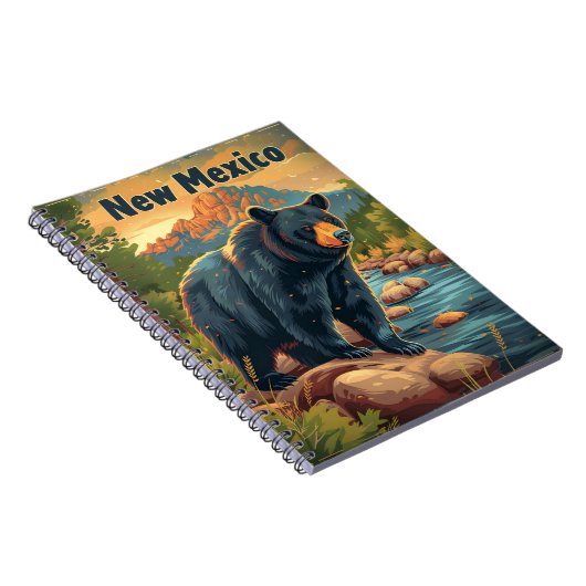 New Mexico Black Bear Notizblock (Rechte Seite)