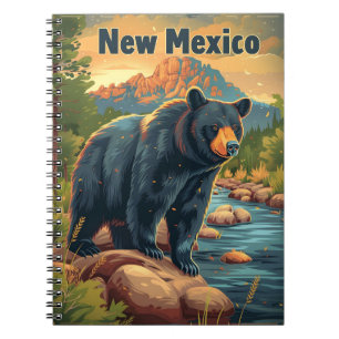 New Mexico Black Bear Notizblock