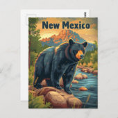 New Mexico Black Bear Postkarte (Vorne/Hinten)