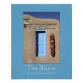 New Mexico Blue Window Foto Print (Vorne)