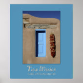 New Mexico Blue Window Poster (Vorne)