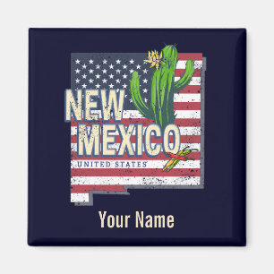 New Mexico Bundesstaat Vereinigte Staaten Karte Vi Magnet