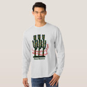 New Mexico Cactus Christmas Feliz Navidad T - Shir T-Shirt (Vorne ganz)
