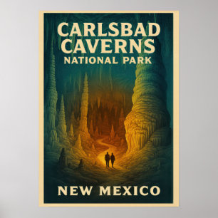 New Mexico Carlsbad Caverns Nationalpark V01 Poster