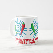 New Mexico Chili Paprika Werden Für Hatch Chile Fu Kaffeetasse (Vorderseite Links)