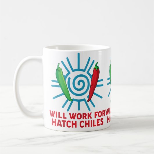 New Mexico Chili Paprika Werden Für Hatch Chile Fu Kaffeetasse (Links)
