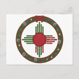 New Mexico Christmas Einladungspostkarte