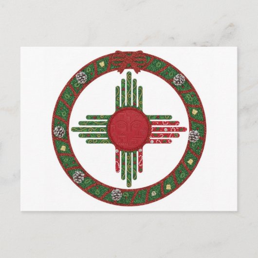 New Mexico Christmas  Einladungspostkarte (Vorderseite)