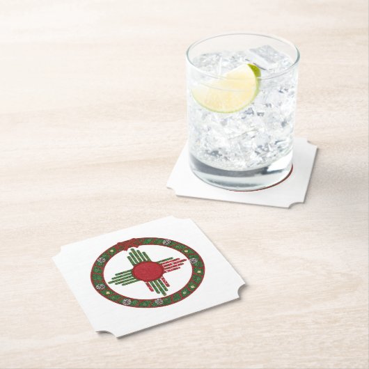 New Mexico Christmas Untersetzer (Vor Ort)