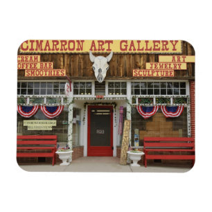 New Mexico, Cimarron. Cimarron Kunstgalerie, New Magnet
