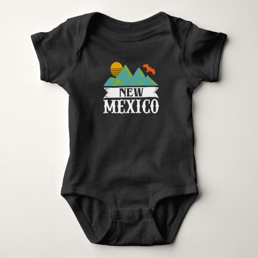 New Mexico Cinco De Mayo Baby Strampler (Vorderseite)