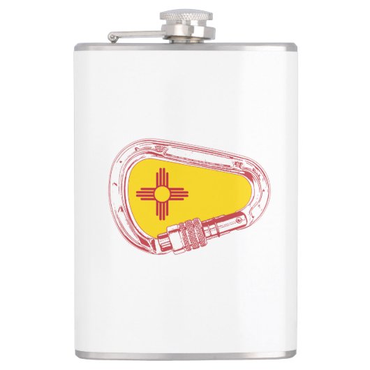 New Mexico Climbing Carabiner Flachmann (Vorderseite)
