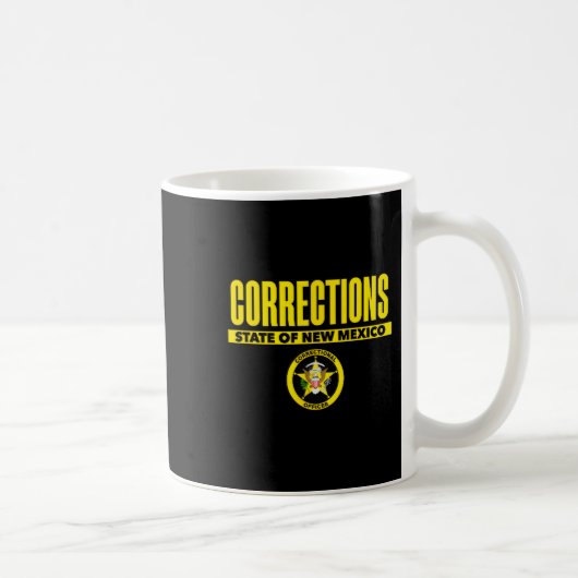 New Mexico Correctional Officer Thin Gray Line Kaffeetasse (Rechts)