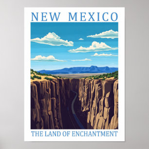 New Mexico das Land des Zaubers USA Reise Poster