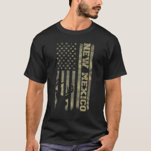 New Mexico Deer Hunter Vintage Hirschjagd Camoufla T-Shirt