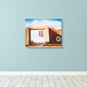New Mexico Doorway Leinwanddruck (Insitu (Holzboden))